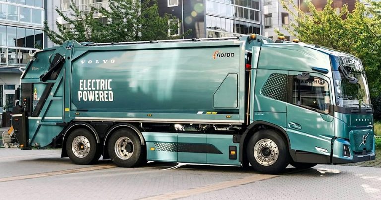Volvo FM Low Entry Elektrikli Kamyon Türkiye’de Çöp Kamyonu Olarak Kullanılacak