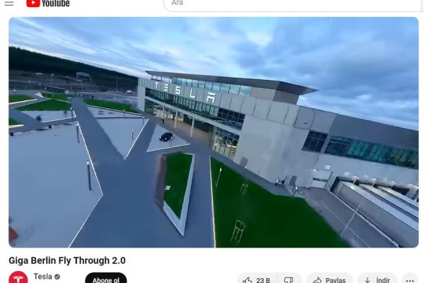 Tesla Almanya Fabrikasında Model Y Üretim Videosu