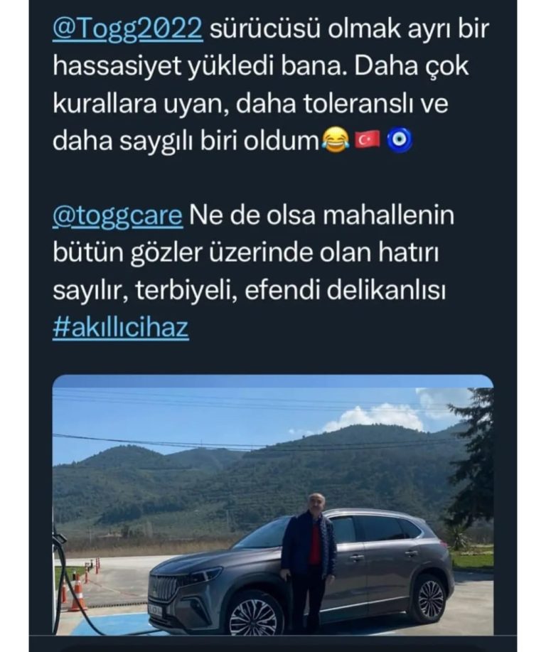 TOGG Sahibi Olmanın Araba Sürme ve Trafik Kurallarına Uyma Alışkanlıklarına Etkisi